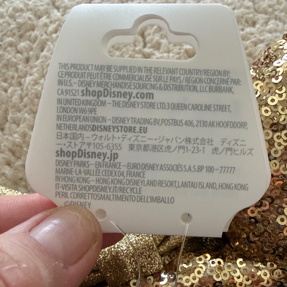 NWT Disney Parks 2023 Sequined Wish Star Ears - Picture 4 of 7